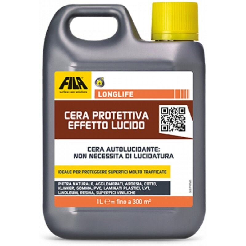 foto del prodotto cera autolucidante per cotto e pietra naturale fila art. longlife autolucidante 1 litro