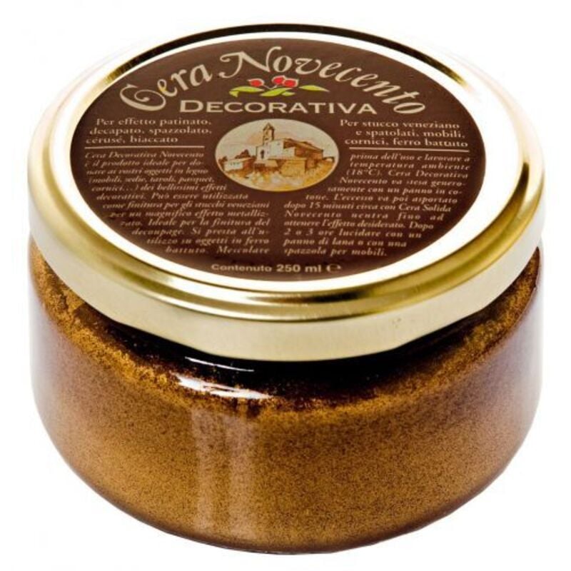 foto del prodotto cera decorativa 900ml.200 rame