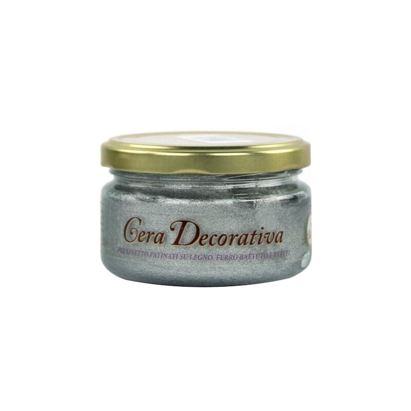 foto del prodotto cera decorativa argento ml.250