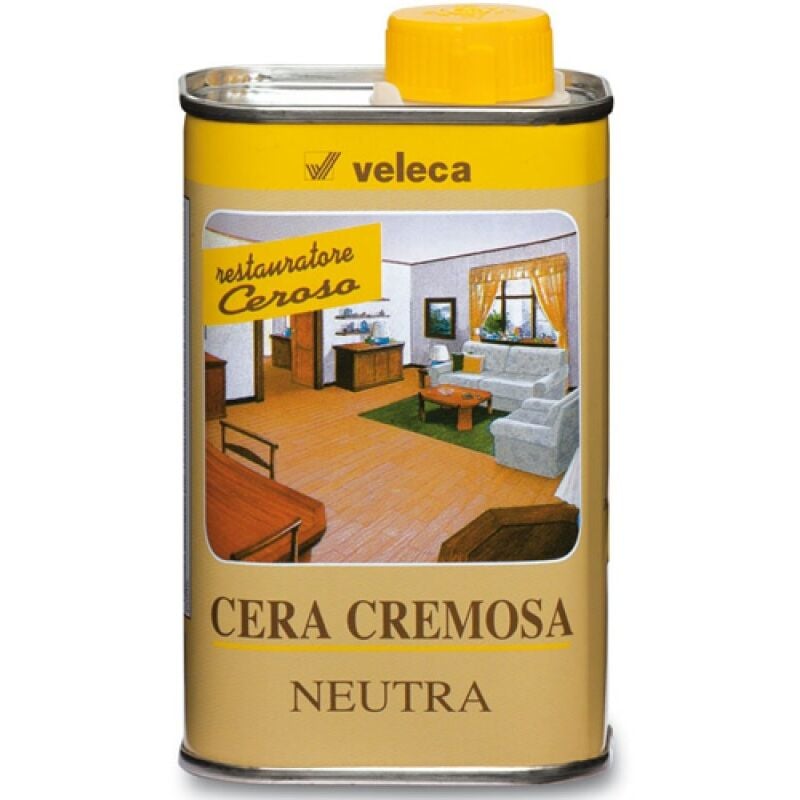 foto del prodotto cera liquida per legno veleca art. 301 colore neutro 250 ml