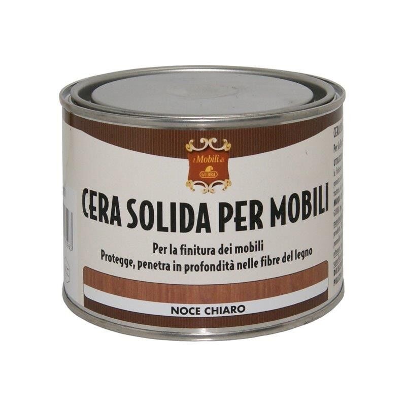foto del prodotto cera solida per mobili ml 500 noce chiaro