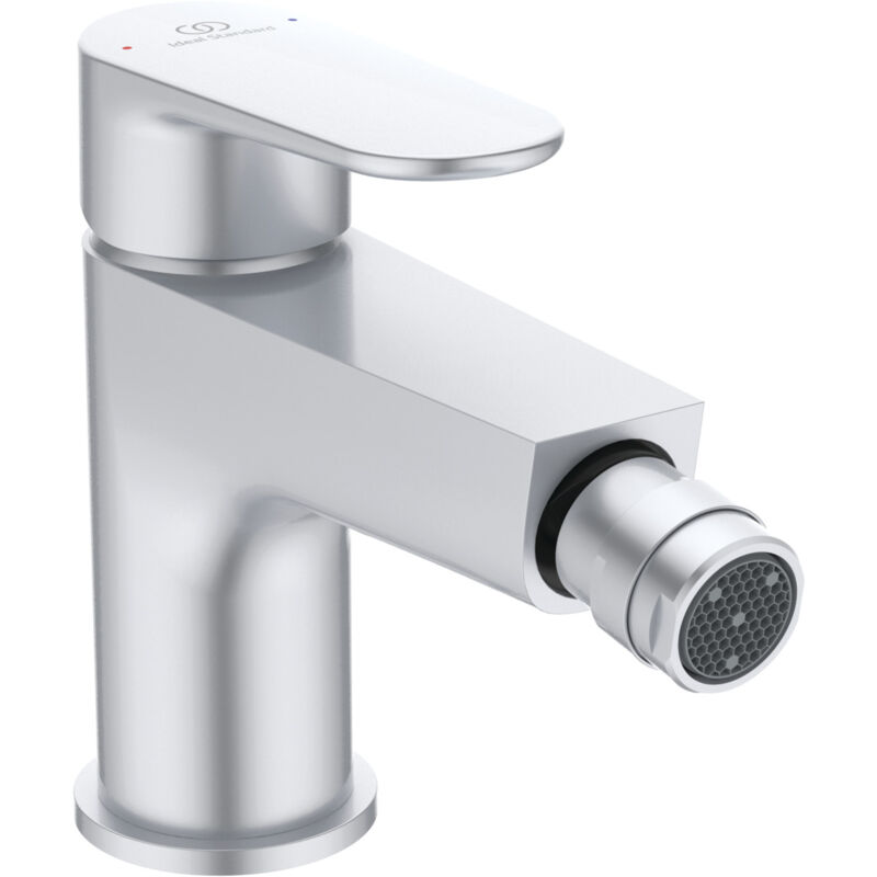 foto del prodotto cerafine o, miscelatore monocomando per bidet, bd716si, matt silver ideal standard