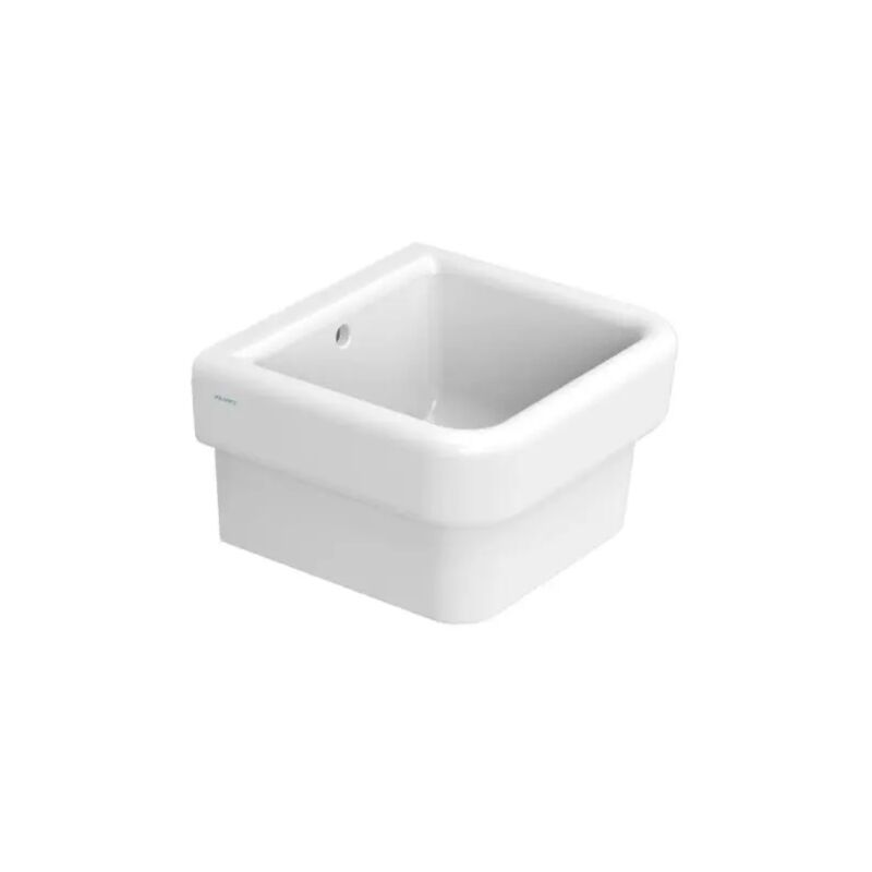 foto del prodotto ceramica dolomite vasca lavatoio pilozzo a parete in ceramica bianca modello persia cm 42x38