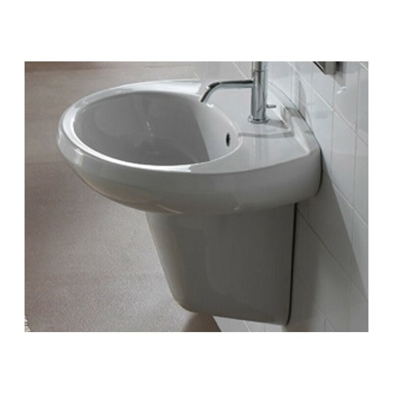 foto del prodotto ceramica globo arianna a5s05bi semicolonna per lavabo bianco lucido codice prod a5s05bi