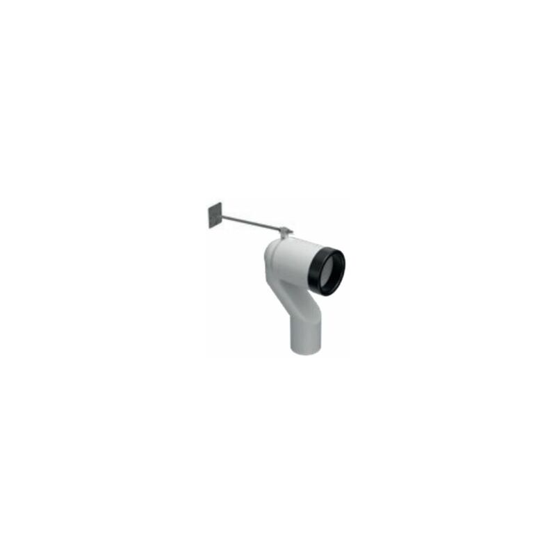 foto del prodotto ceramica globo curva tecnica per scarico traslato 16 21 cm di