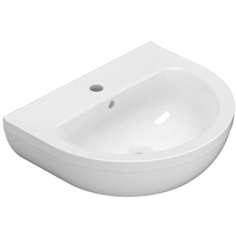 foto del prodotto ceramica globo grace lavabo sospeso colonna 55x45 codice prod grn55bi
