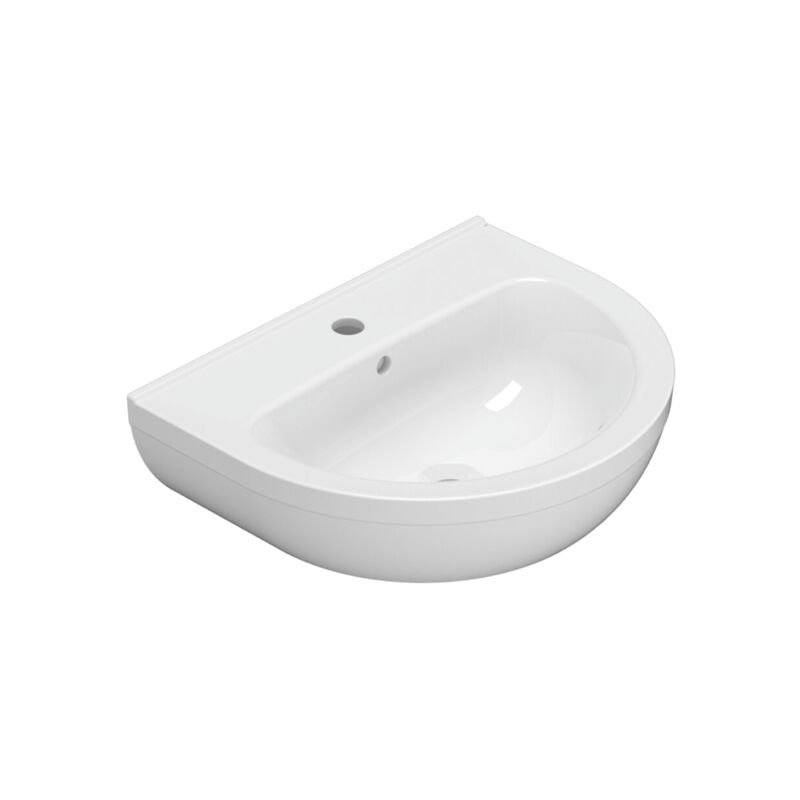 foto del prodotto ceramica globo lavabo in ceramica 55x45 cm globo grace grn55bi bianco ceramica standard