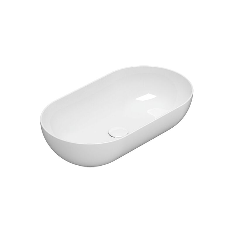 foto del prodotto ceramica globo lavabo in ceramica 65x36 cm globo t edge le ciotole b6o65bi bianco ceramica