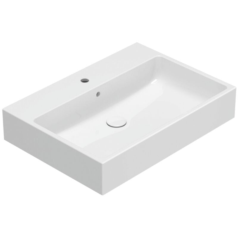 foto del prodotto ceramica globo lavabo in ceramica 70x50 cm globo stone scq70bi bianco ceramica