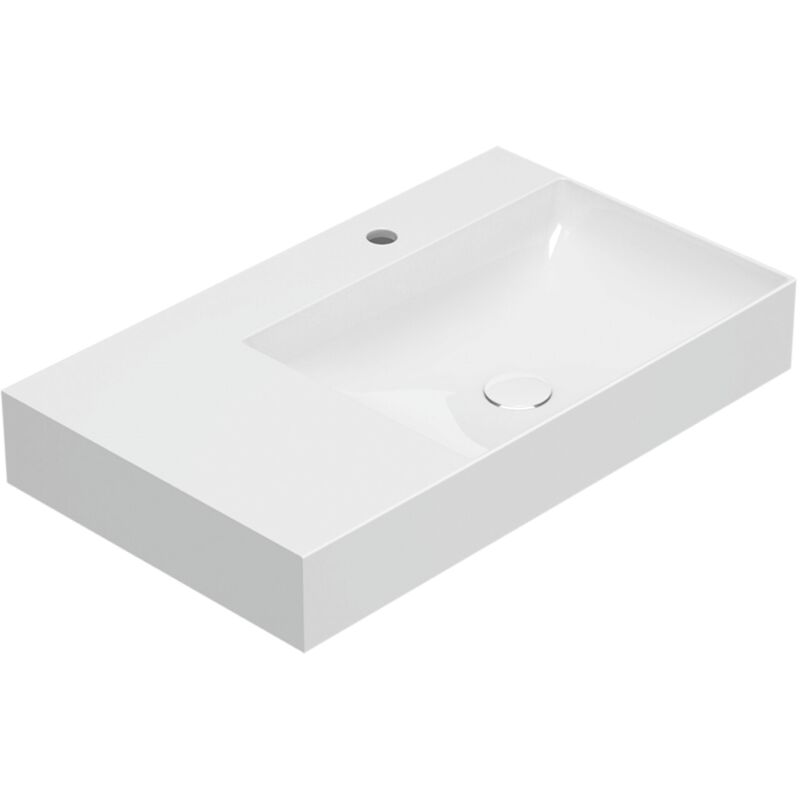 foto del prodotto ceramica globo lavabo in ceramica 80x47 cm globo t edge b6r80dbi bianco ceramica