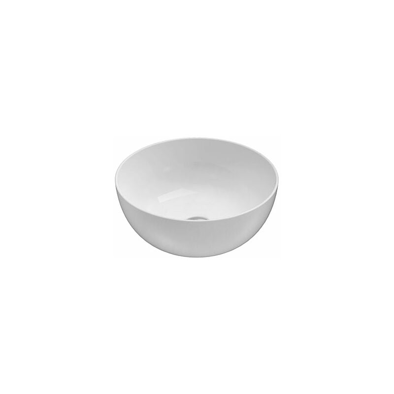 foto del prodotto ceramica globo lavabo t edge appoggio salvaspazio cm. 37x37 in ceramica bianco