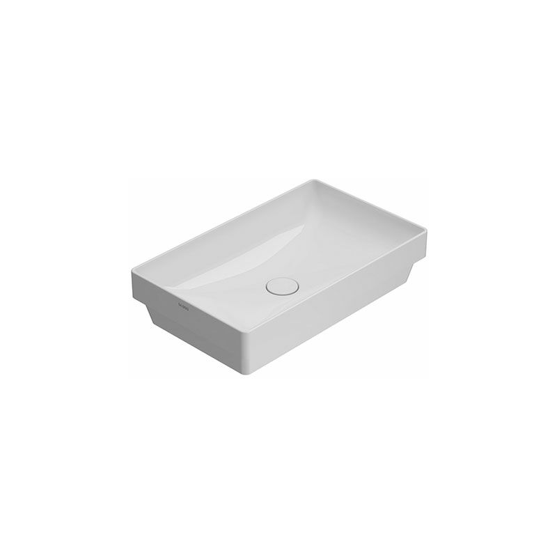 foto del prodotto ceramica globo lavabo t edge incasso 61x37 senza foro bianco lucido di ceramica