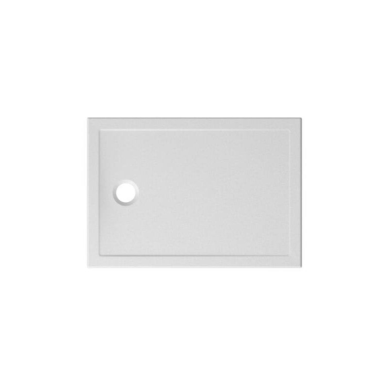 foto del prodotto ceramica globo piatto doccia 70x100 h.3 in ceramica bianco opaco docciatre plus