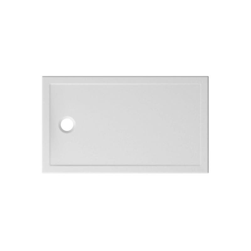 foto del prodotto ceramica globo piatto doccia 70x120 h.3 in ceramica bianco lucido docciatre di
