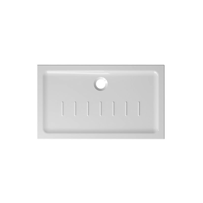 foto del prodotto ceramica globo piatto doccia 70x120 h.4 5 in ceramica bianco lucido docciaviva