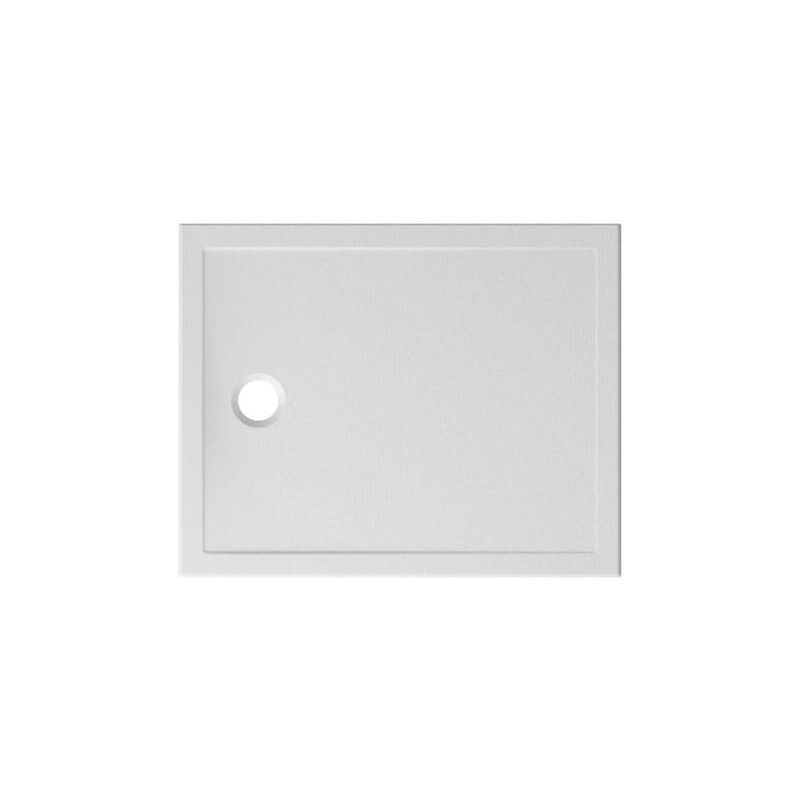 foto del prodotto ceramica globo piatto doccia 80x100 h.3 in ceramica bianco opaco docciatre plus