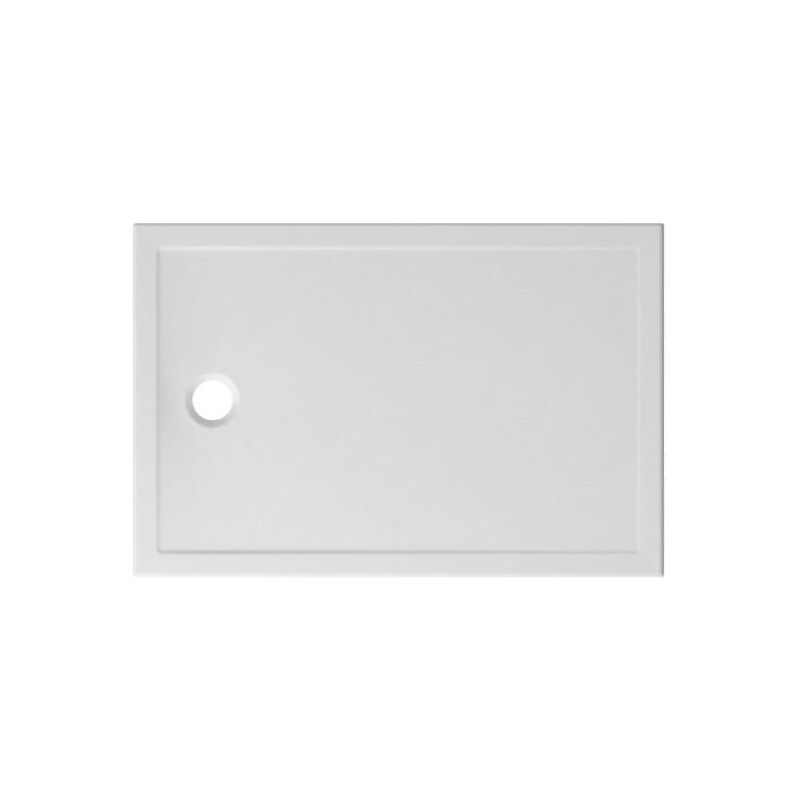 foto del prodotto ceramica globo piatto doccia 80x120 h.3 in ceramica bianco lucido docciatre di