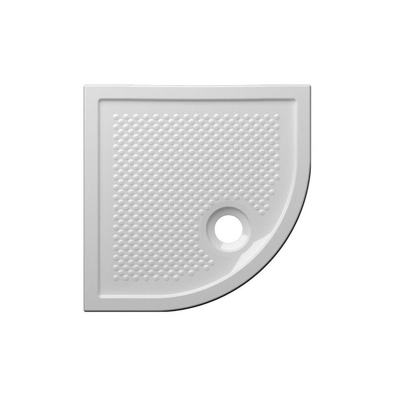 foto del prodotto ceramica globo piatto doccia 80x80 h.6.5 angolare in ceramica bianco lucido