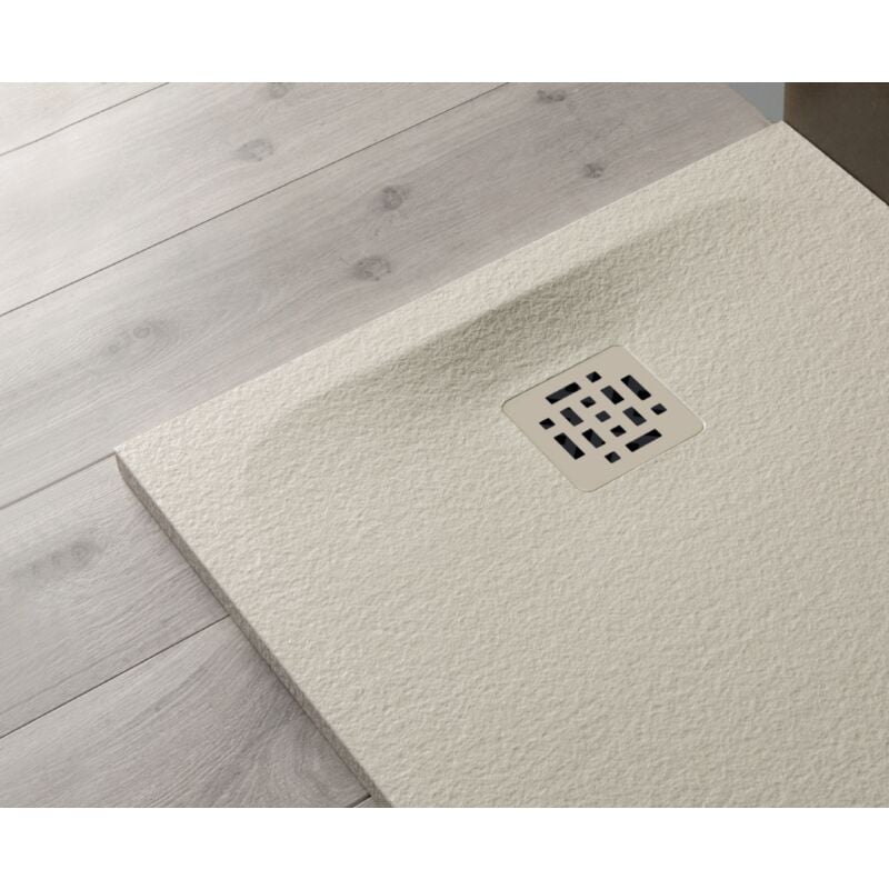 foto del prodotto ceramica globo piatto doccia beige 90x100 cm globo serie docciapietra dp10090503 beige mineralsolid