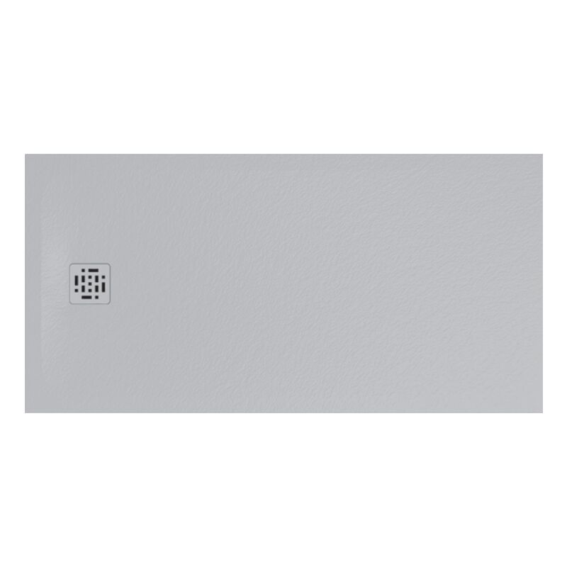 foto del prodotto ceramica globo piatto doccia grigio 80x160 cm globo serie docciapietra dp16080502 grigio mineralsolid