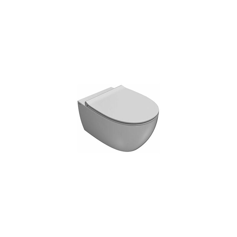 foto del prodotto ceramica globo water 4all sospeso senza brida rimless cm. 54x36 bianco lucido