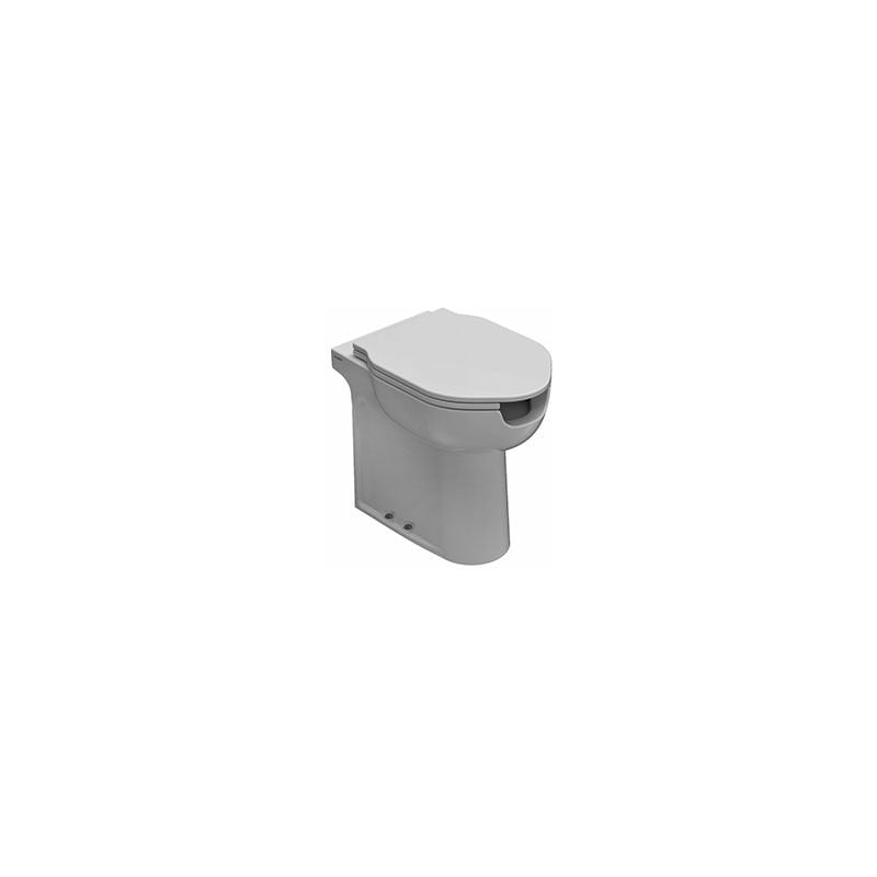 foto del prodotto ceramica globo water ausilia a terra disabili cm. 56x37 scarico a terra in