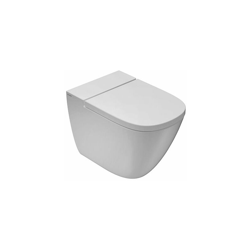 foto del prodotto ceramica globo water stockholm scarico traslato cm. 58x37 bianco lucido di