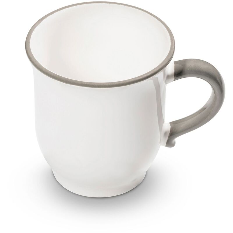 foto del prodotto ceramica gmundner cerchio grigio, tazza di cioccolato 0,3 litri
