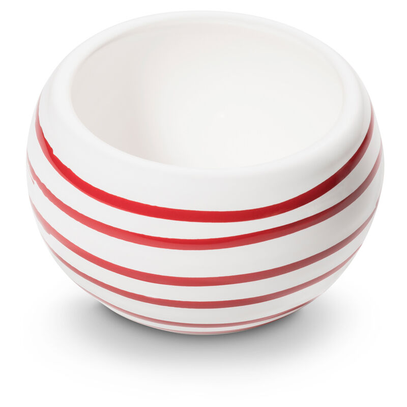 foto del prodotto ceramica gmundner rosso fiammato, parte inferiore coppa zuccheriera