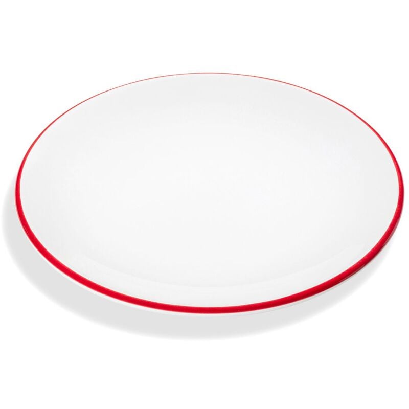 foto del prodotto ceramica gmundner rosso rubino, tazza con piattino 15 cm 