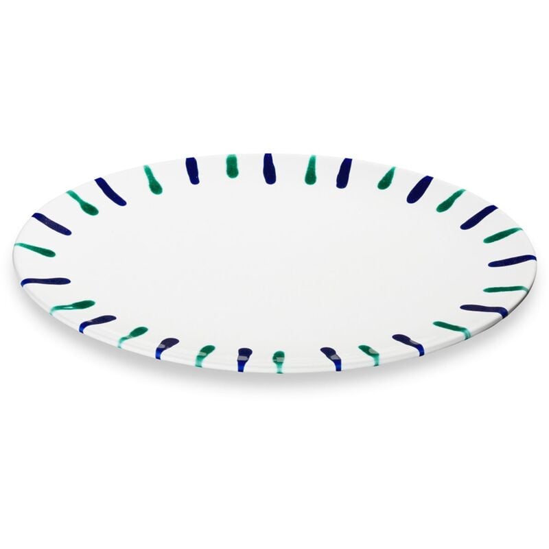 foto del prodotto ceramica gmundner traunsee, piatto ovale 28x21 cm 