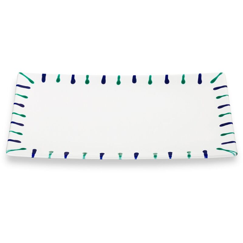 foto del prodotto ceramica gmundner traunsee, piatto rettangolare 30x20cm 