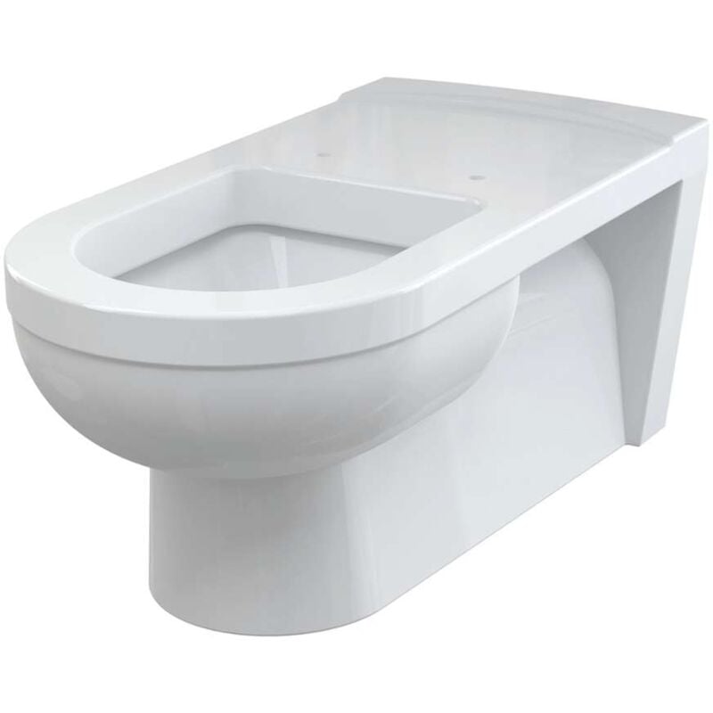 foto del prodotto ceramica toilette sospesa per persone a mobilit ridotta, bianca wc alca medic alcadrain