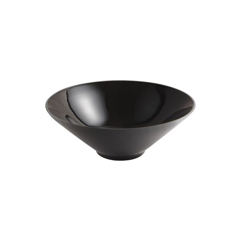 foto del prodotto ceramicstore lavabo d appoggio d40,5 cm nero slim serie 3