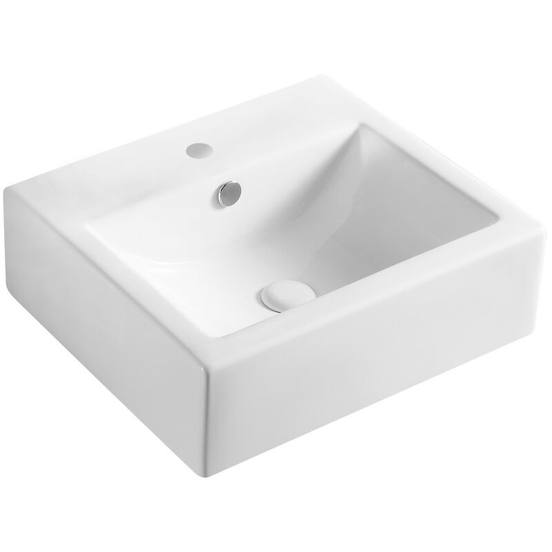 foto del prodotto ceramicstore lavabo da appoggio 45 cm bianco