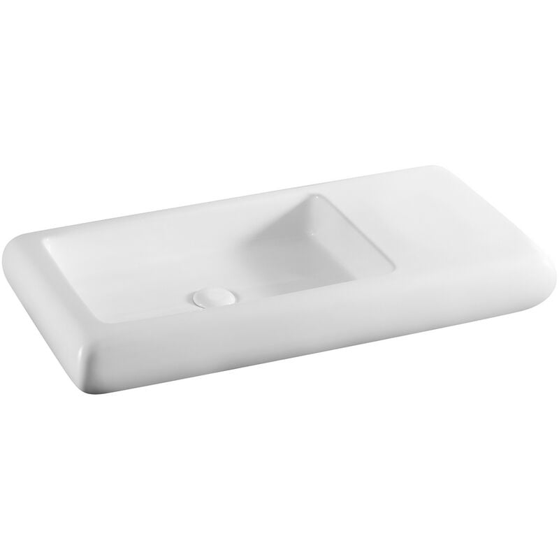 foto del prodotto ceramicstore lavabo da appoggio 80x42 cm bianco