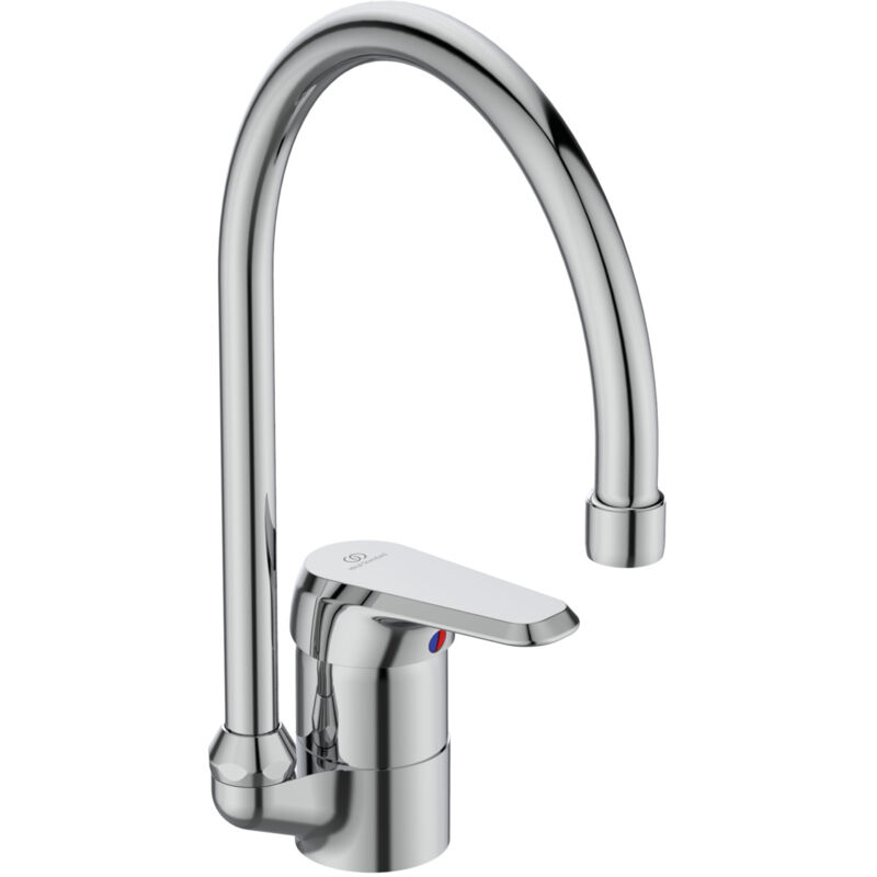 foto del prodotto ceraplan iii jr , miscelatore cucina monocomando da appoggio su lavello, b0893aa, cromato ideal standard
