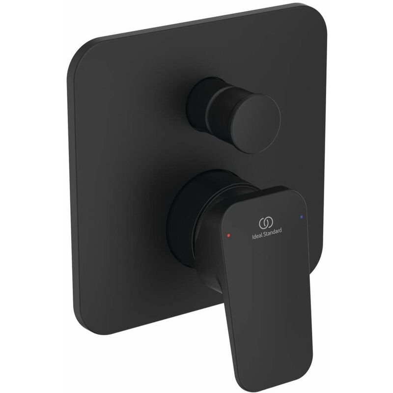 foto del prodotto ceraplan miscelatore ad incasso per 2 utenze, con corpo incasso, nero bd259xg ideal standard