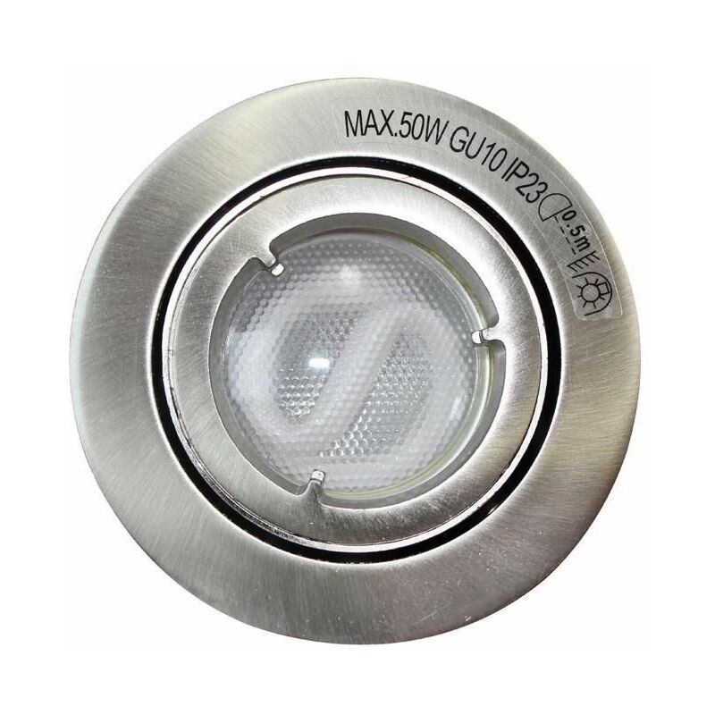 foto del prodotto cerchio da incasso nickel basso consumo 13w cristalrecord 7710156
