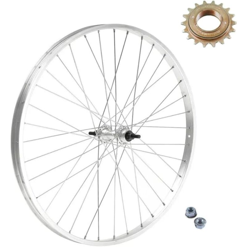 foto del prodotto cerchio posteriore 28 ruota 28 x 1.75 622 x 20 1 v in alluminio acciaio pignone 18 denti per city bike olanda da passeggio