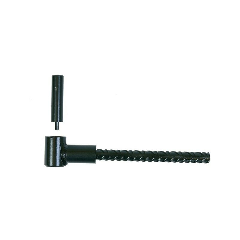 foto del prodotto cerniera breezeblock cataforesi nera 14 per doppia aletta fissi ing acciaio di rinforzo 12x170 a000150