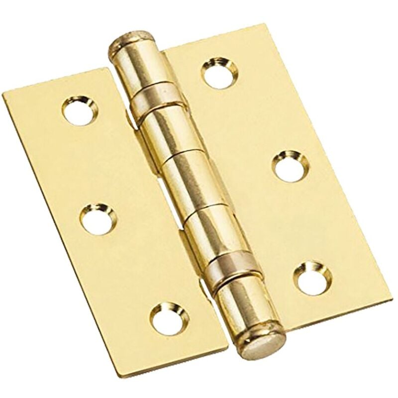 foto del prodotto cerniera con cuscinetti ottonata mm 75 x 75 - sp.2