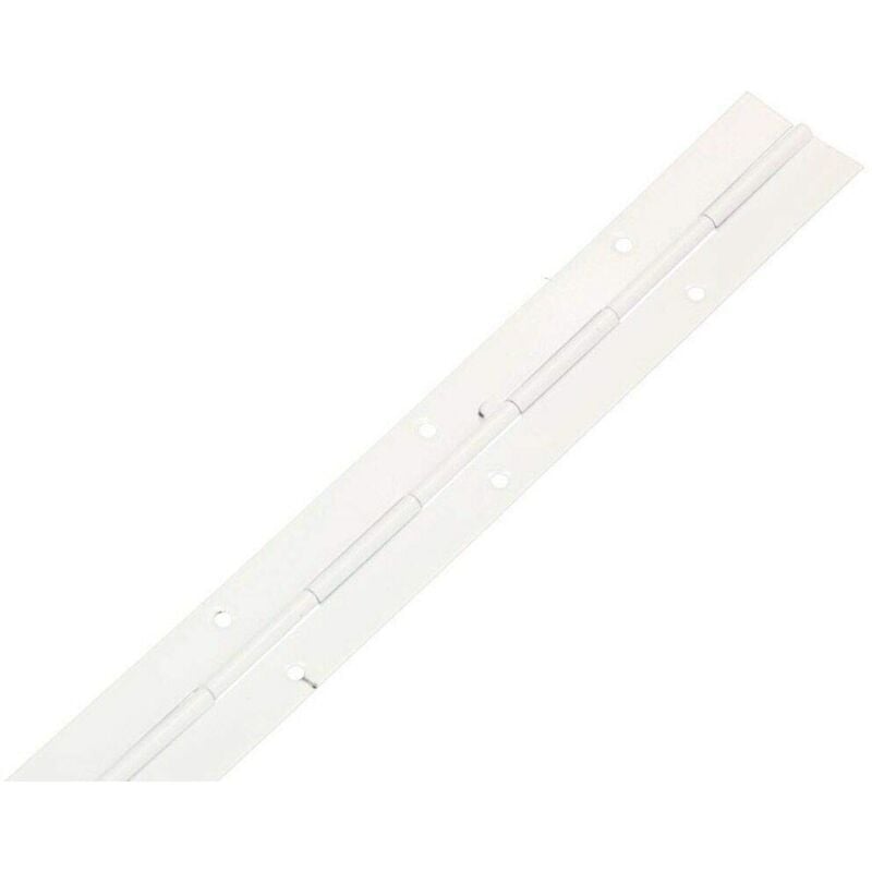 foto del prodotto cerniera continua 400 x 31 mm 15,75 x 1,22 in cerniera per piano tagliata a misura cerniera bianca kotarbau