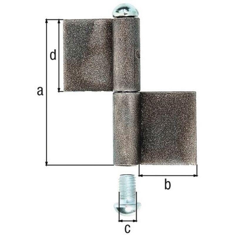 foto del prodotto cerniera doppia 2350 k04 100 mm