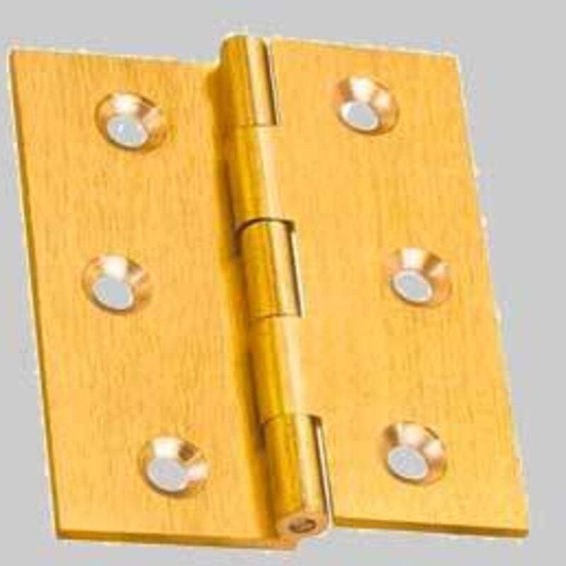 foto del prodotto cerniera fresata mezzo collo 60x50 mm - bronzata conf. da 24 pz