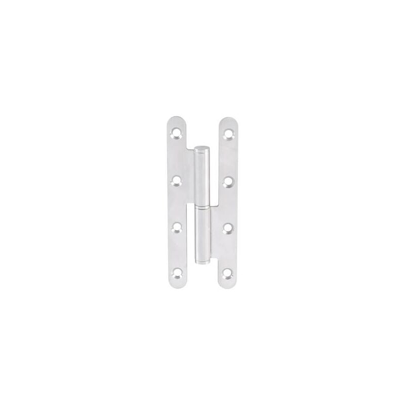 foto del prodotto cerniera in acciaio inox 140x55x2,5 mm sinistra ltpml140x44 304g