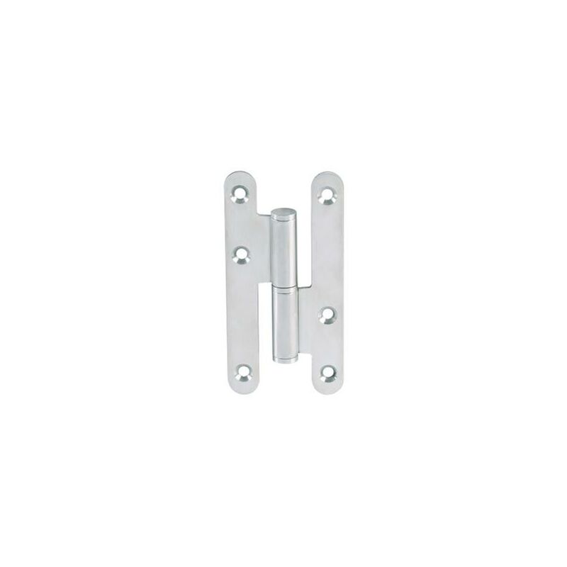 foto del prodotto cerniera in acciaio inox nodo piatto 110x55x2,5 mm destra ltpml110x55 304d