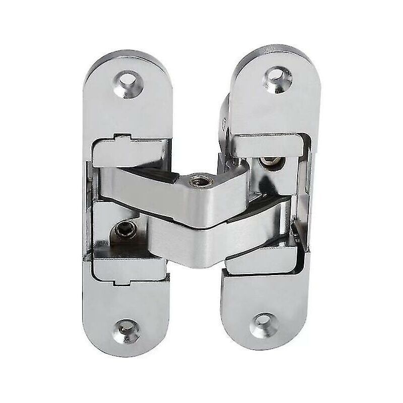 foto del prodotto cerniera invisibile 3d. acciaio inox satinato. 2 pezzi, 2395 mm sinistra destra 