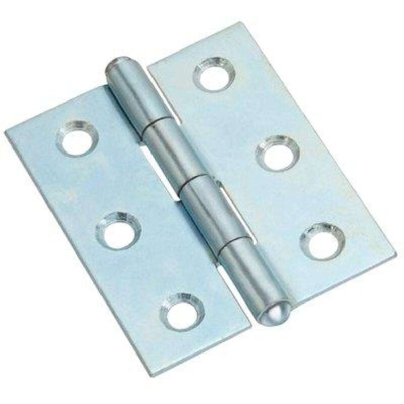 foto del prodotto cerniera mezza larga 838 valtoce acciaio zincato perno fisso mm 44x37x1,4