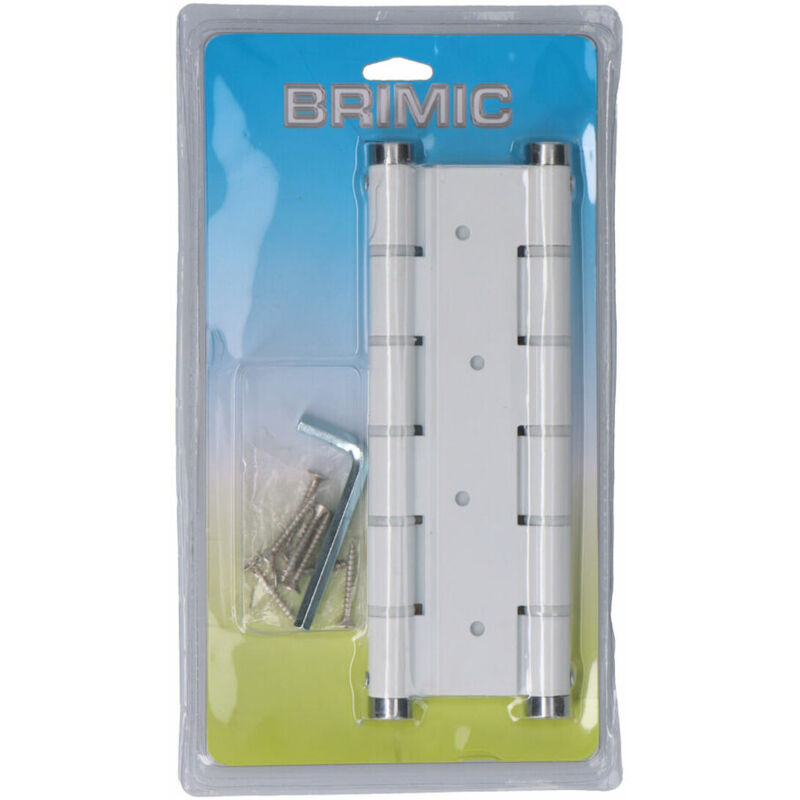 foto del prodotto cerniera micel bs10 m57001 bianco alluminio 180 x 33 mm doppia azione